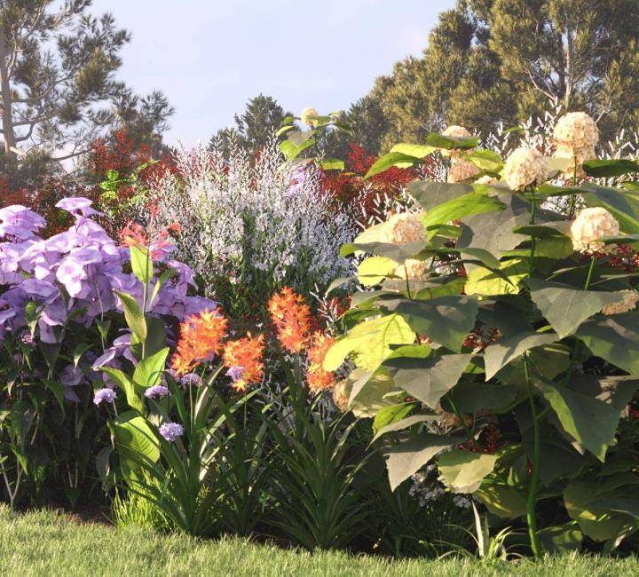 Bushes and Flowers のレンダリング画像 8