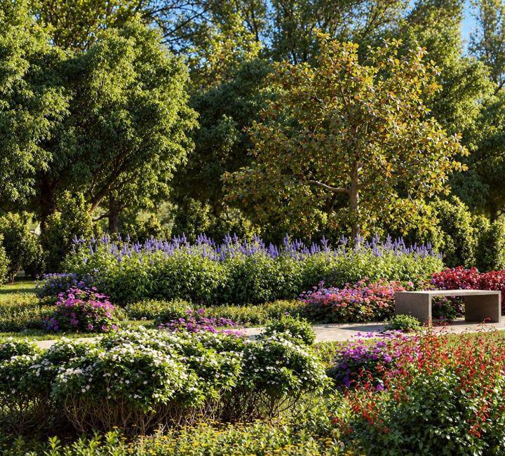 Bushes and Flowers のレンダリング画像 12