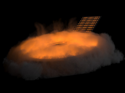 Smoke multiple scattering