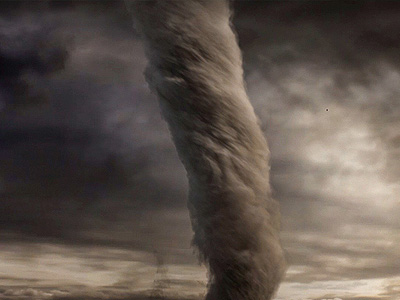 Tornado with FumeFX and Maya