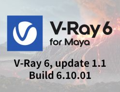 Chaos V-Ray 6 for Maya, Update 1.1 をリリース