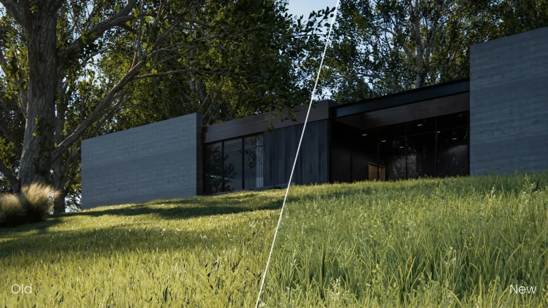 高い芝生のビフォーアフター