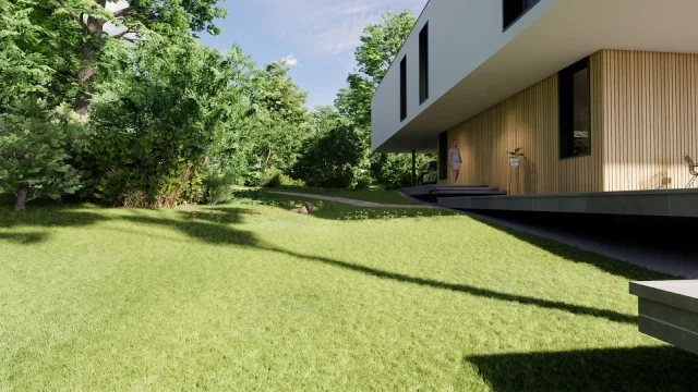 以前のバージョンの短い芝生