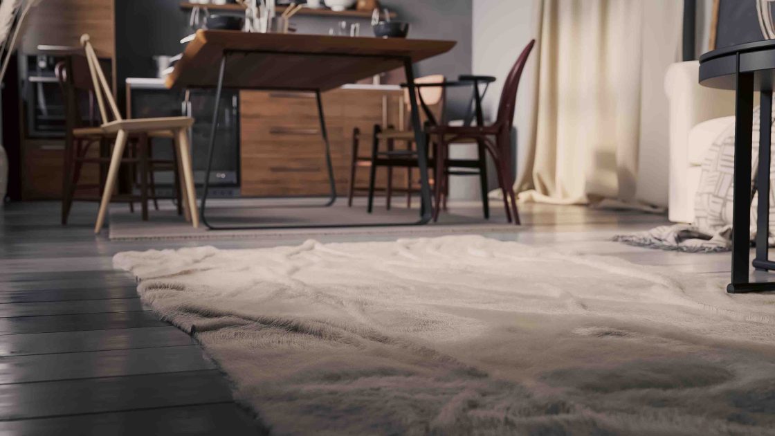 V-Ray Fur でラグや芝生も簡単