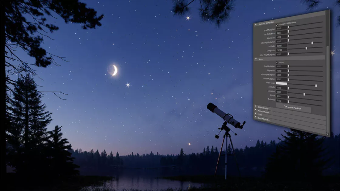 V-Ray 夜空(Night Sky)