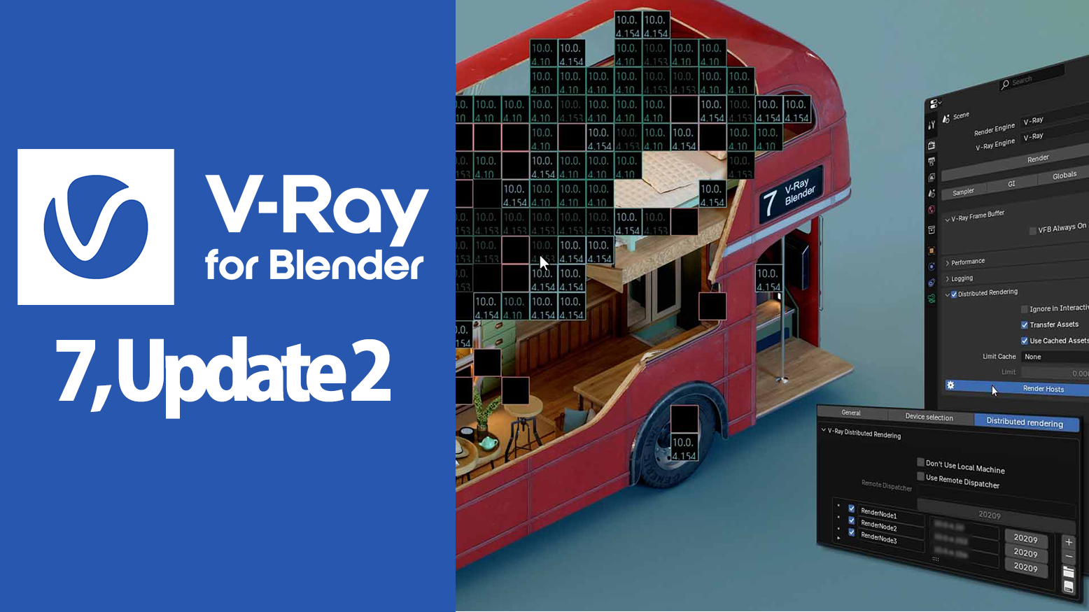 Chaos V-Ray for Blender update 2 がリリース