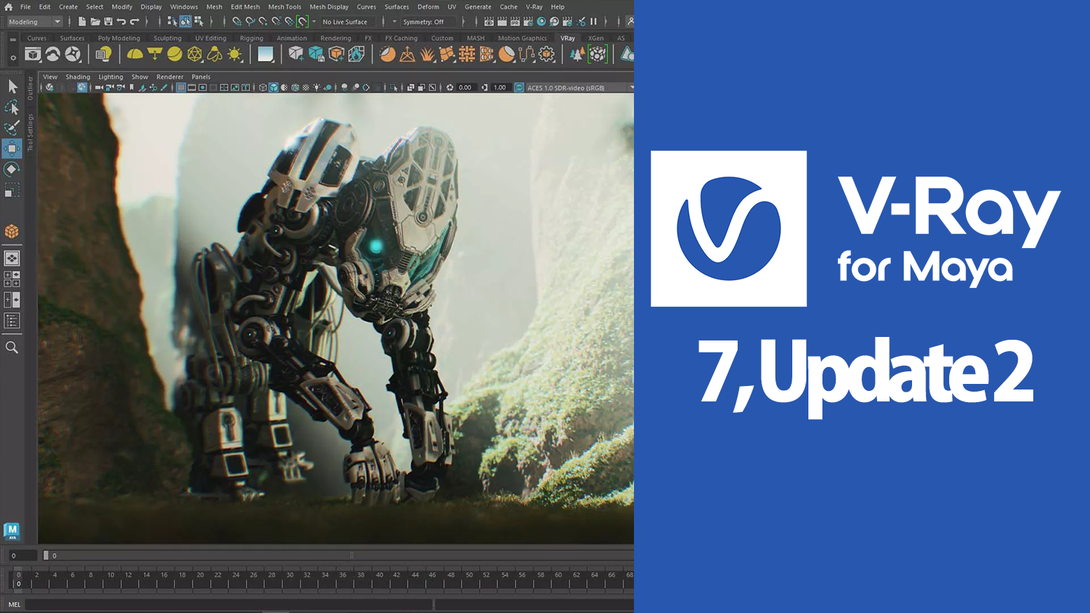 Chaos V-Ray7 for Maya, Update 2 がリリース