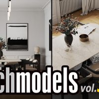 EVERMOTION Archmodels vol.306 ダイニング家具 発売開始