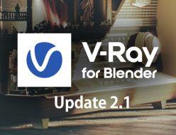 Chaos V-Ray Blender 7のUpdate 2.1がリリース
