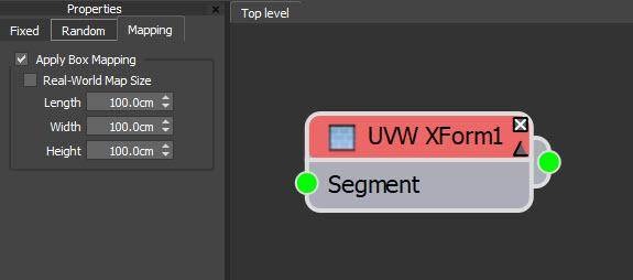 UVW XForm オペレーターの強化