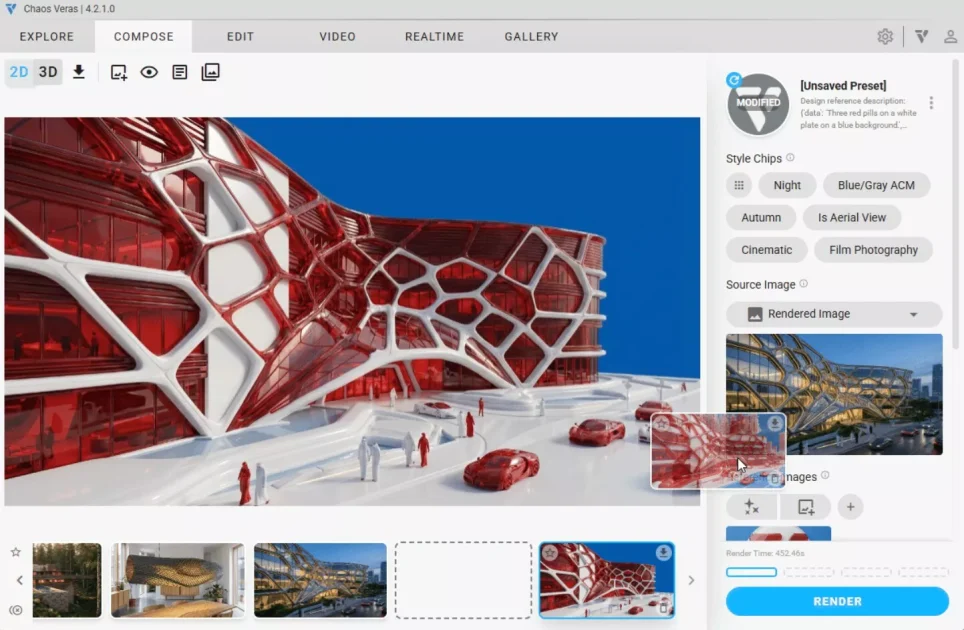 サムネイルのドラッグ＆ドロップ
