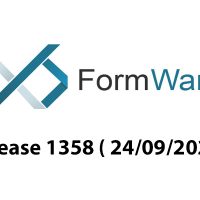 Formware 3D Release 1358 アップデート