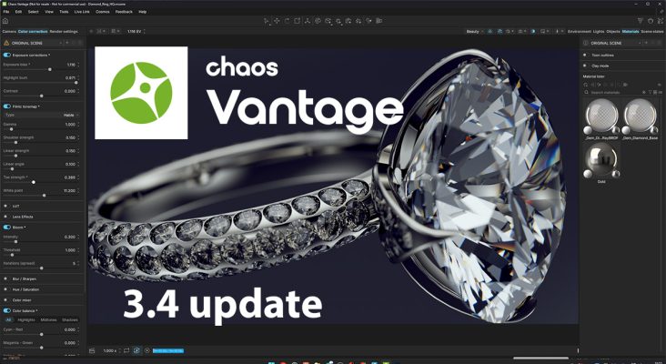 Chaos Vantage 3.4 アップデートがリリース