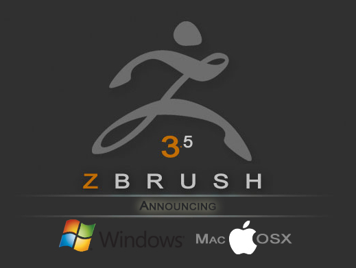 ZBrush 3.5 および GoZ for Windows and MacOSX版のアナウンス